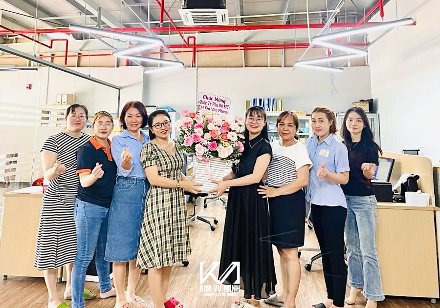 Công ty TNHH Kim Vũ Minh chúc mừng ngày “Quốc tế Phụ nữ 8-3”