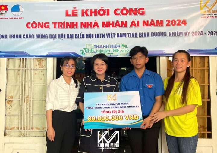 Kim Vũ Minh đã Trao tặng nhà nhân ái cho thanh niên có hoàn cảnh khó khăn